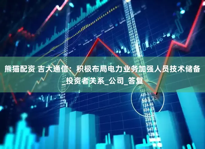 熊猫配资 吉大通信：积极布局电力业务加强人员技术储备_投资者关系_公司_答复